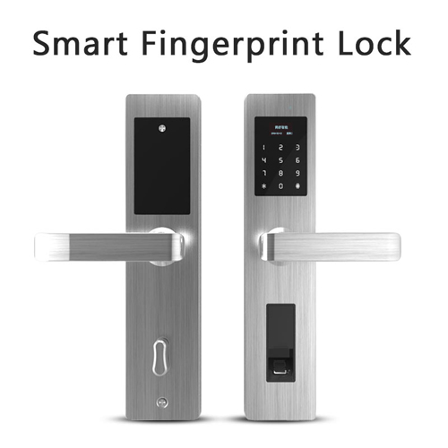 Silver fingerprint lock S001