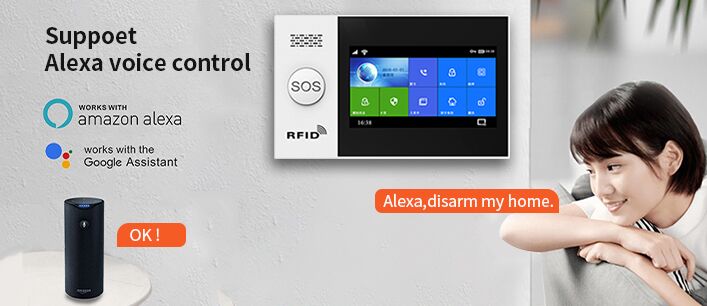 GSM WIFI home security alarm system